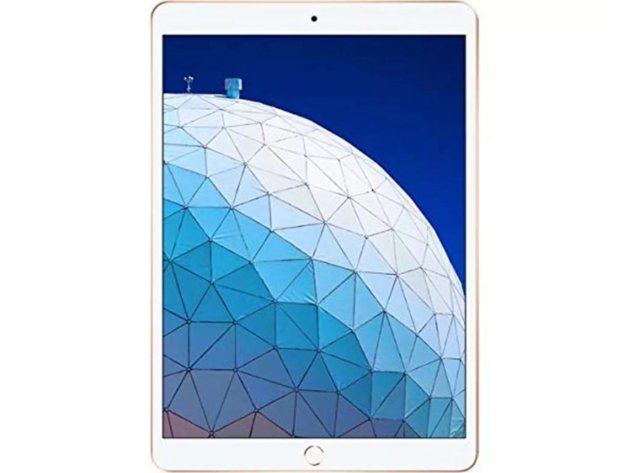 Apple iPad Air 3rd Gen 10.5" (2019) 64GB WiFi Gold (Refurbished) & Accessories Bundle