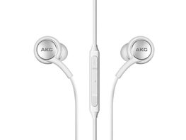 Samsung Earphones by AKG For Galaxy S8 & S8 Plus with Extra Ear Gel - White