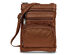 Krediz Leather Crossbody Bag for Women (Regular/Brown)
