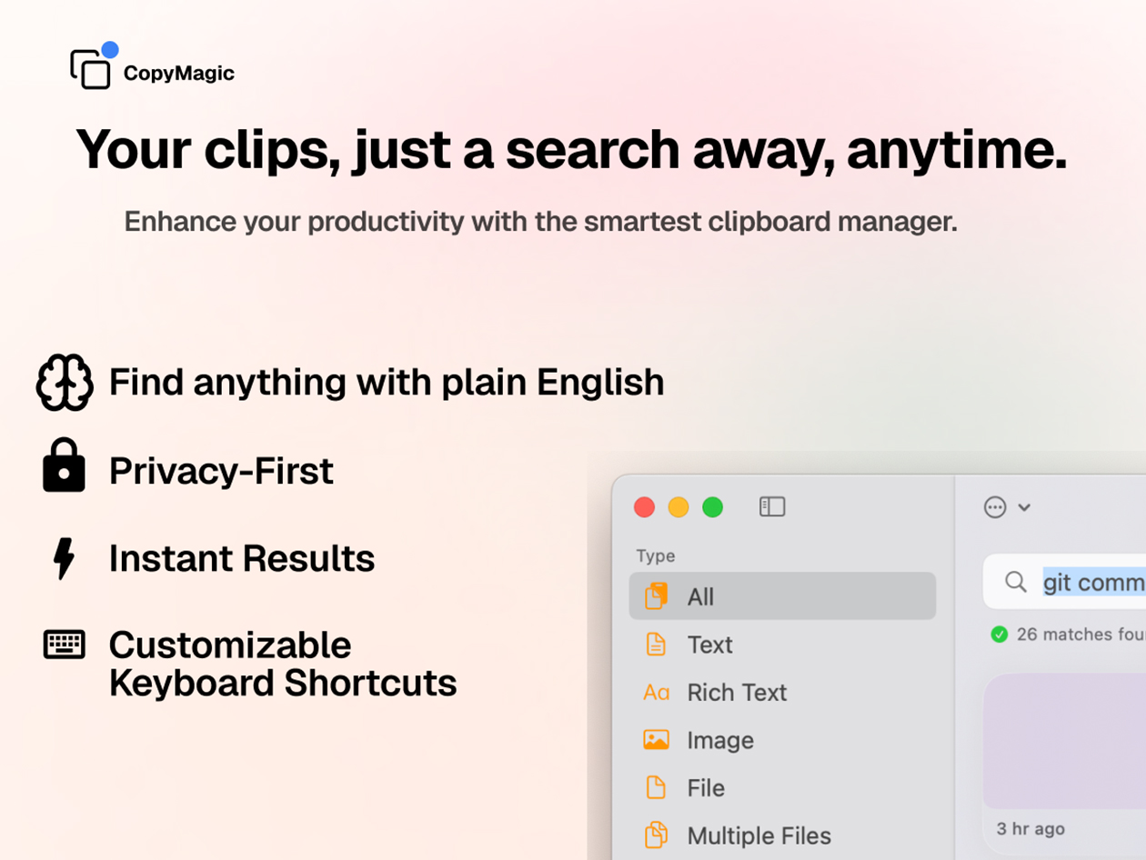 CopyMagic - Smart Clipboard Manager: Lifetime Subscription