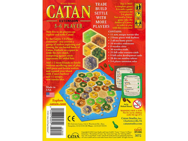 Catan CATANEXT  Extension - 5-6 Player