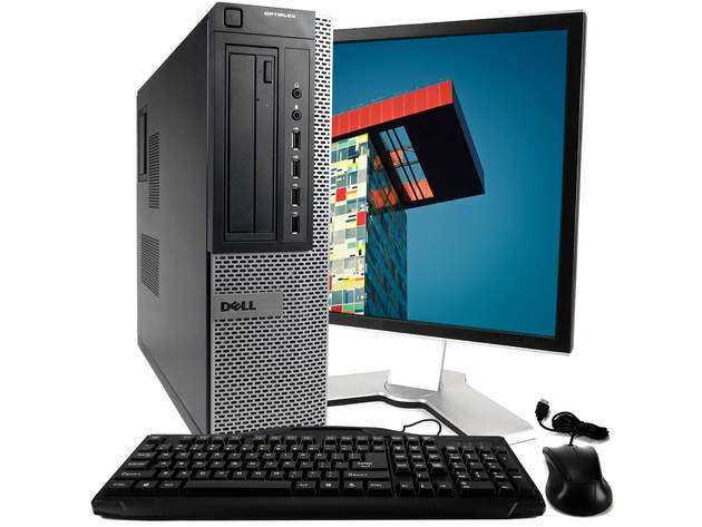 Dell Optiplex 990 Desktop Computer PC, 3.20 GHz Intel i5 Quad Core Gen 2, 4GB DDR3 RAM, 500GB Hard Disk Drive (HDD) SATA Hard Drive, Windows 10 Professional 64bit (Renewed)