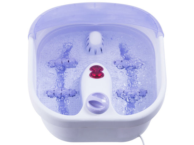 Costway Electrical Foot Tub Basin Point Massage Home Use Therapy Machine Health Spa 