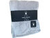 Spyder Flannel Ultra Plush Bed Blanket Interwoven Strength - Queen 90"x90" Light Grey