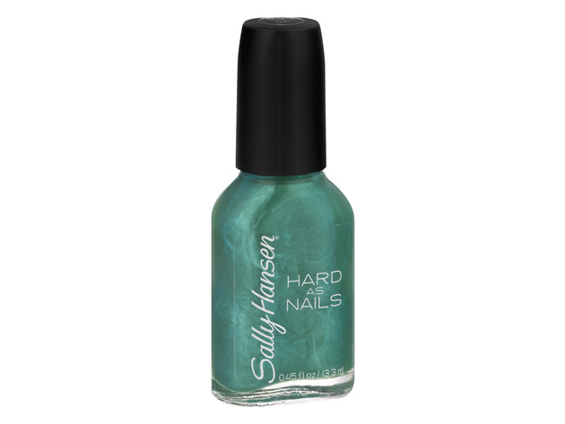 Sally Hansen Hard as Nails Brush Contours Glides Color, Made in Jade, 0.45 Fluid Ounce