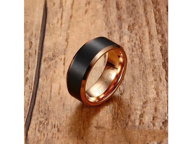 Mens Tungsten Carbide Ring - 9