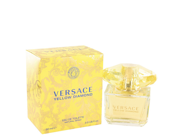 3 Pack Versace Yellow Diamond by Versace Eau De Toilette Spray 3 oz for Women
