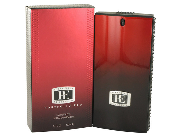 3 Pack Portfolio Red by Perry Ellis Eau De Toilette Spray 3.4 oz for Men