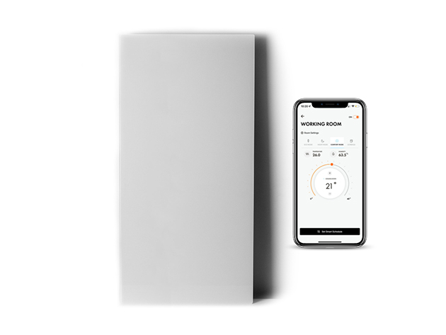KELVIN Large Cost Effective Smart Heater (White)
