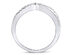 Diamond Contoured Wedding Band 1/8 Carat (ctw H-I, I1-I2) in 10K White Gold - 8