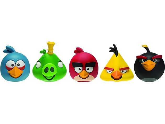 Angry Birds ANB0120 Game with 5 Fun and Interactive Birds 3 Inch Figures for Ages 6+