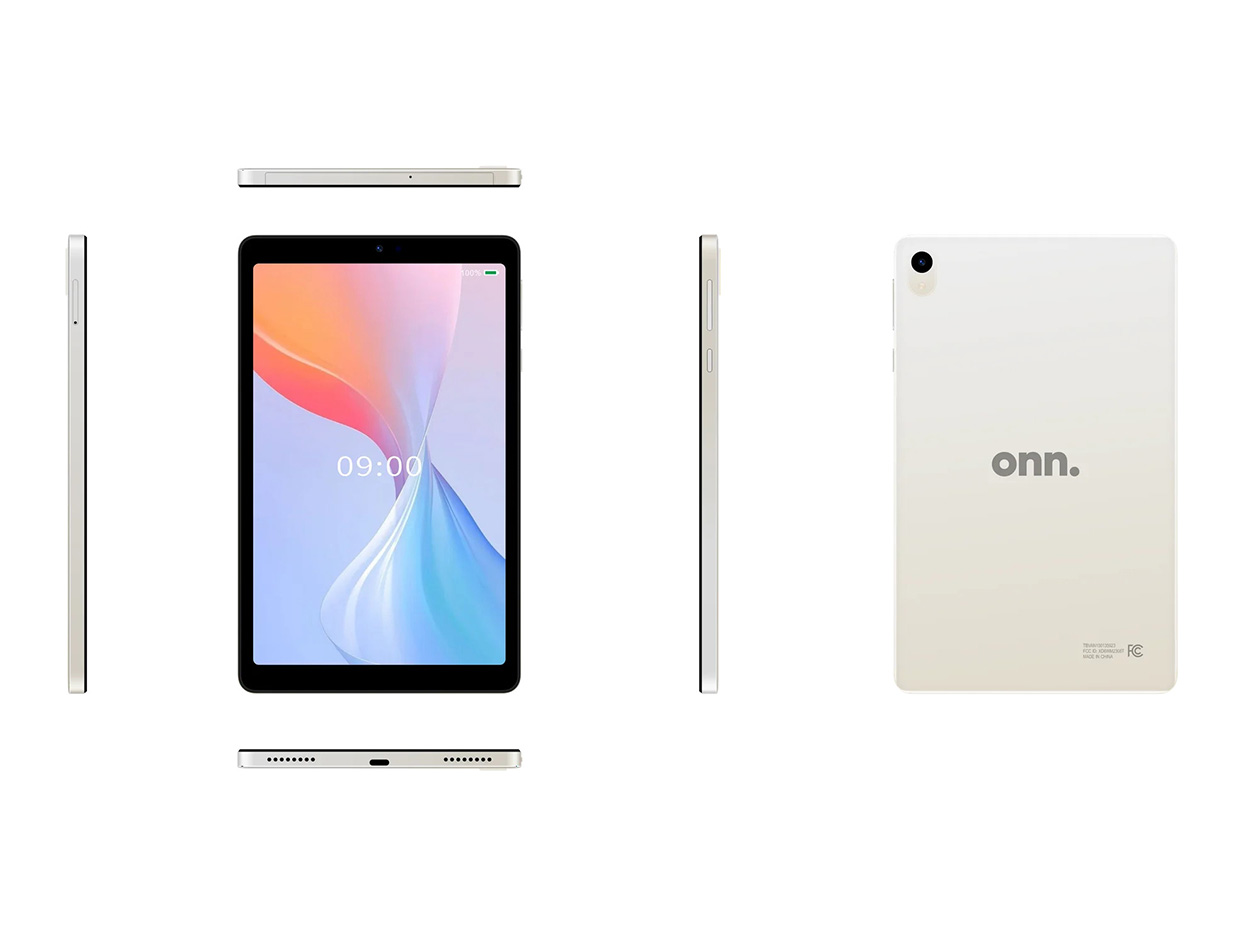 onn. 8" Android 14 Tablet (2024) 3GB RAM 32GB White (Open Box)