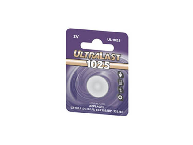 Ultralast UL1025 Replacement Battery for CR1025/5033LC Series