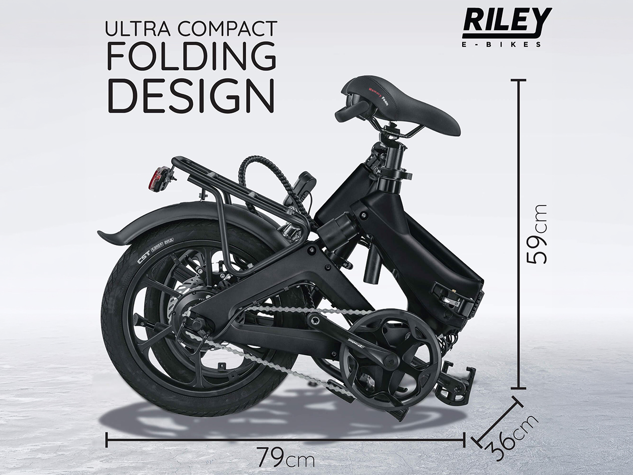 Riley RB1 Folding Electric Bike Green
