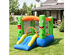 Costway Inflatable Bounce House Jumper Castle Kids Playhouse w/ Basketball Hoop & Slide