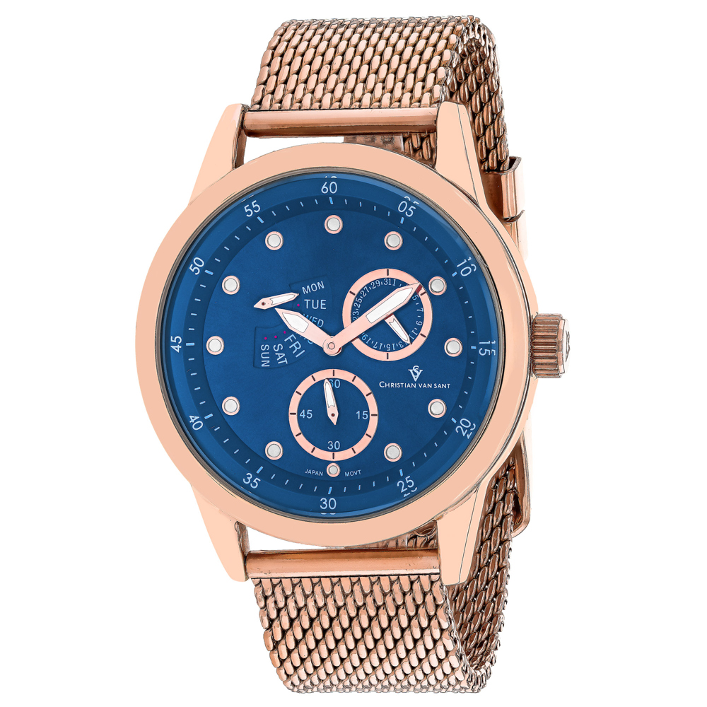 Christian Van Sant Men's Rio Blue Dial Watch - CV8715