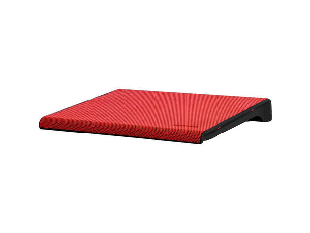 Aluratek ACP01FR Slim USB Laptop Cooling Pad (Red)