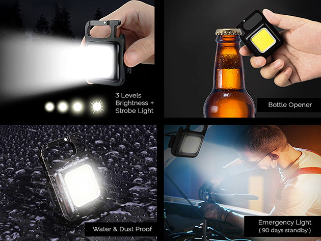 8-in-1 MaxLight Mini Super Bright Utility Flashlight (2-Pack)