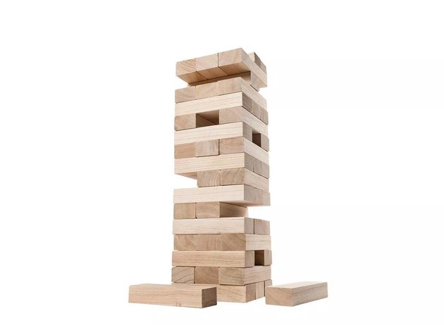 Cardinal Giant Jumbling Tower Game Includes 51 Blocks And Storage Bag For Ages 6 And Up (New Open Box)