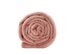 Serena Chevron Flannel Reversible Jacquard Throw (Blush Pink)