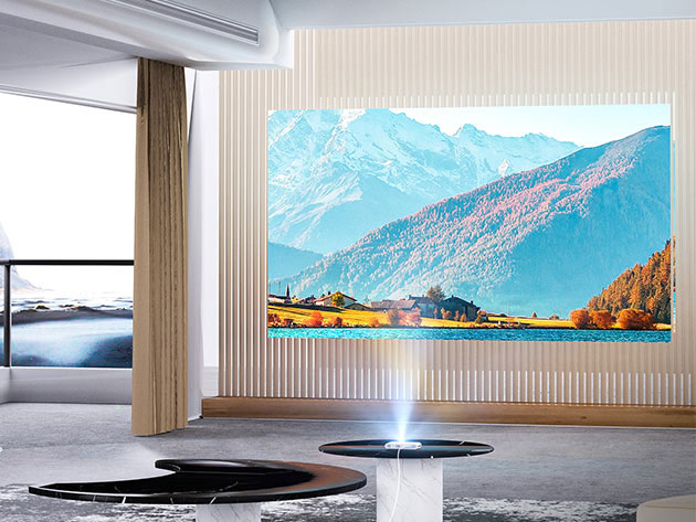 Outdoor Movie Bundle: Wemax Go Portable Projector & 50" Portable Screen