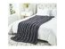 Yolly Channel Knit Throw (Taupe/ 50"x70")