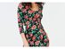 Thalia Sodi Women's Printed Shift Dress Rose Floral Size Large