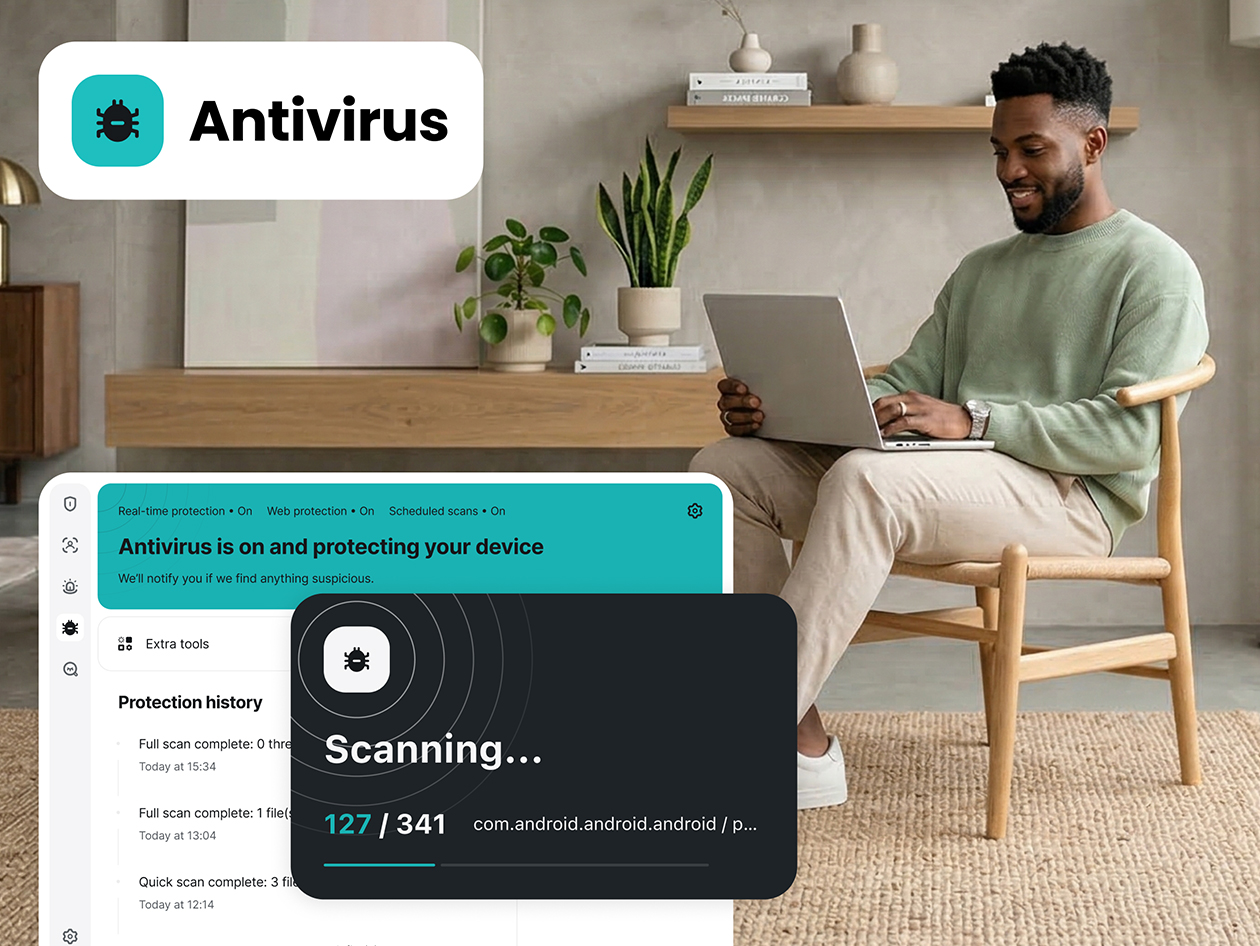 Surfshark One+ Plan with Incogni: 1-Year VPN, Antivirus & Personal Data Removal