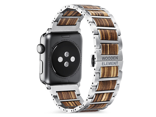 Wooden Apple Watch Band (Kobe, 42/44mm)