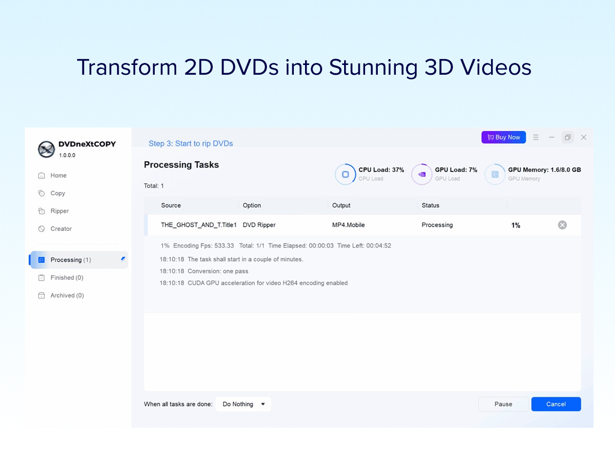 DVDneXtCOPY DVD Ripper: Lifetime Subscription