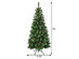 7 Foot Premium Artificial Christmas Tree Mixed Pine Needles w/ Pine Cones