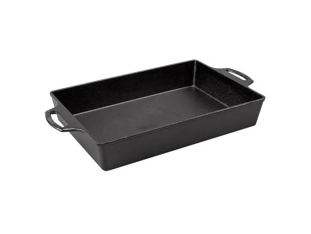 Lodge BW13CA1 9 x 13 inch Seasoned Cast Iron Casserole