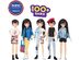 Creatable World Deluxe Character Kit Customizable Doll with Clothing and Accessories, Black Straight Hair