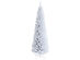 Costway 7ft Unlit Artificial Slim Christmas Pencil Tree w/ Metal Stand White - White