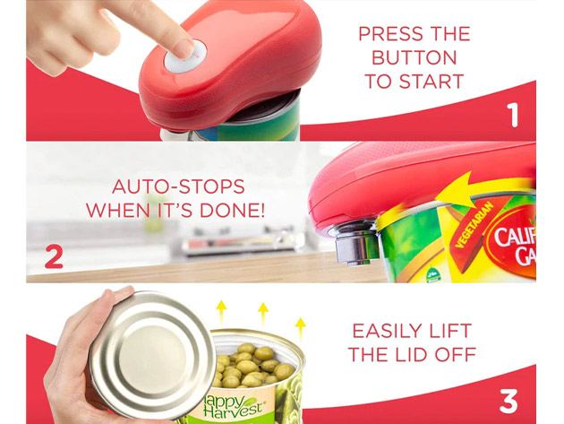  Kitchen Mama One-Touch Can Opener 