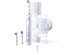 Oral-B Genius Pro 9600 Electric Rechargeable Toothbrush with 3 Brush Heads, Orchid Purple