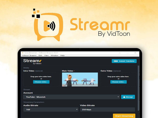 Streamr Multilingual Video Translator