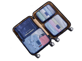 Travel Packing Bags & Storage Cubes: Set of 6