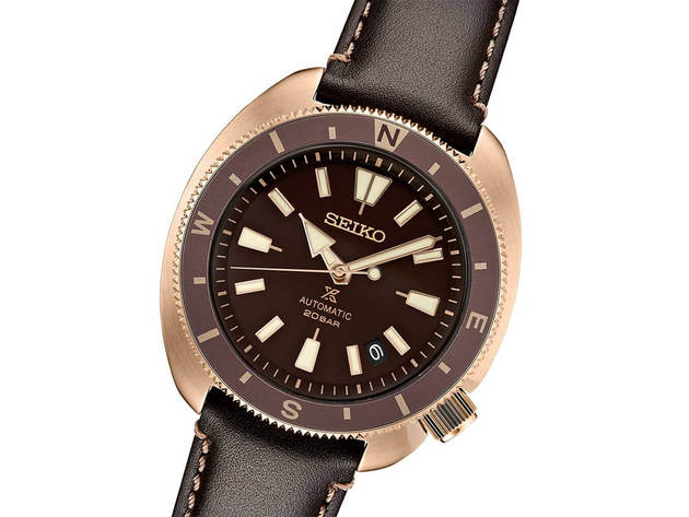 Seiko SRPG18 Prospex Automatic Dive Watch - Brown/Rose Gold