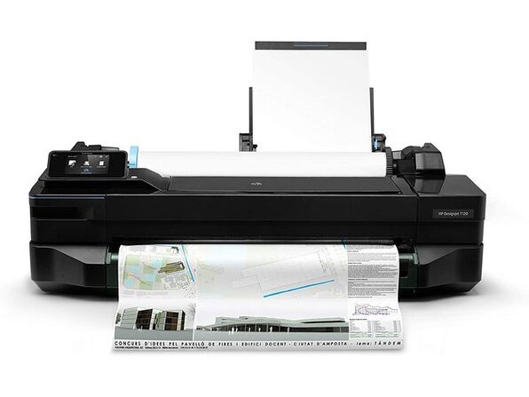 HP CQ891B#B1K DESIGNJET T120 24-in Ethernet Thermal Printer (new) - Product Image