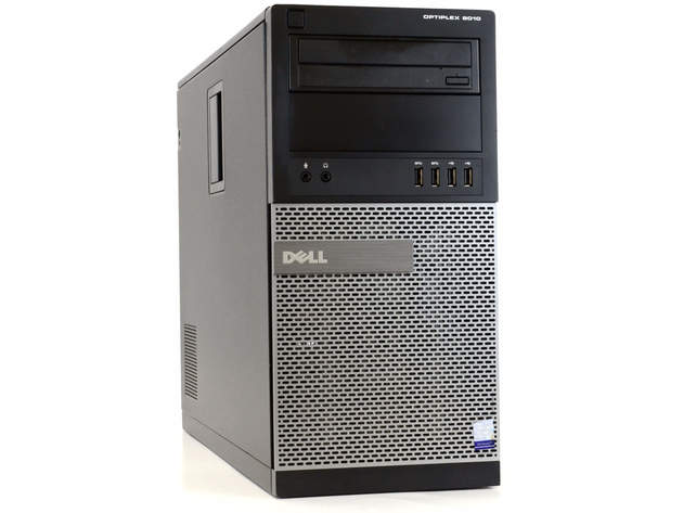 Dell Optiplex 9010 Tower Computer PC, 3.40 GHz Intel i7 Quad Core, 4GB DDR3 RAM, 500GB SATA Hard Drive, Windows 10 Home 64 bit (Renewed)