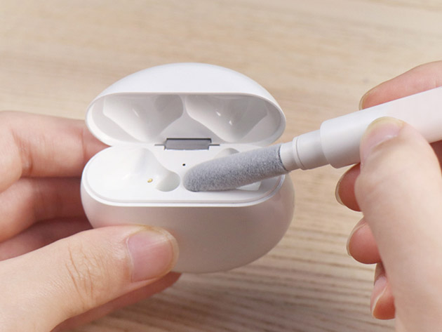 Wireless Charger + Cleaning Pen Set for AirPods