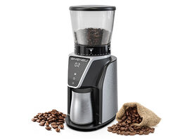 GIVENEU Electric Conical Burr 31-Setting Coffee Grinder with Jar
