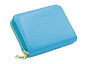 Clarisa Leather Card Holder Wallet Blue