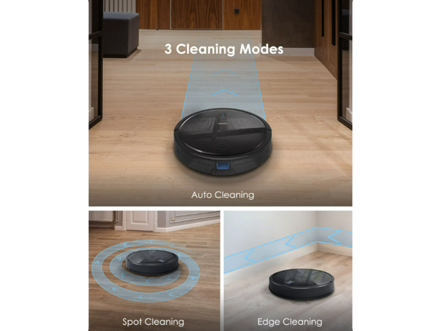 Thamtu G10 WiFI 2700Pa Suction Robot Vacuum Cleaner Black (Open Box)