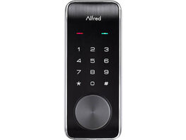 Alfred DB2BCR DB2-B Smart Door Lock with Bluetooth and keyed-entry - Chrome