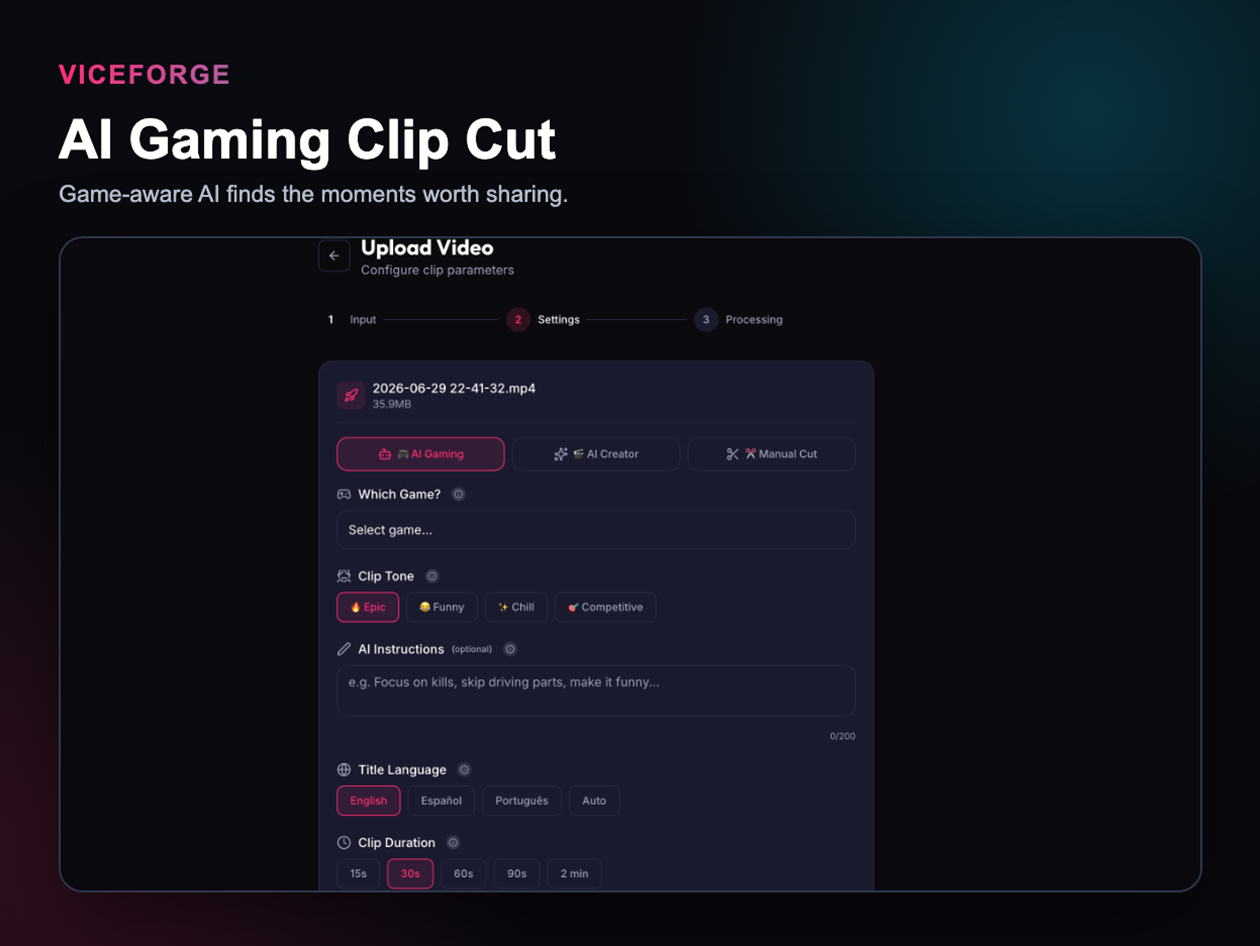 ViceForge Creator Elite Plan: Lifetime Subscription