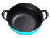 Enameled Cast Iron Balti Dish with Wide Loop Handles (5 Qt, Turquoise)