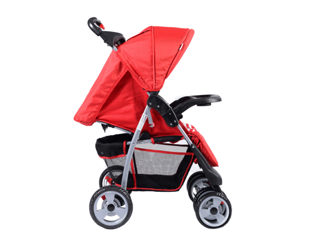 Costway Foldable Baby Kids Travel Stroller Newborn Infant Buggy Pushchair  Child Red