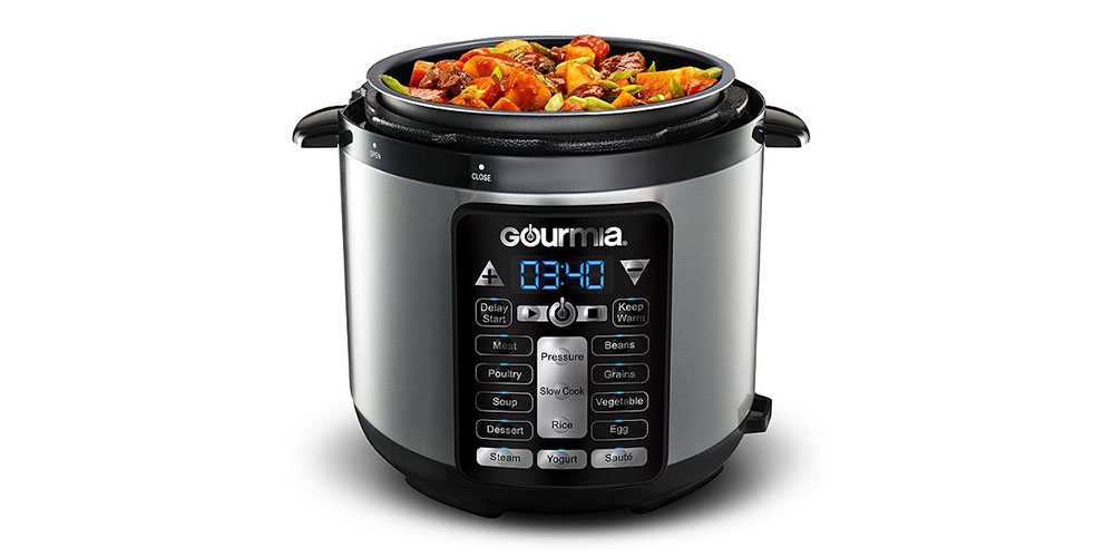 Gourmia® GPC419 4-Qt SmartPot Digital Multi-Function Pressure Cooker